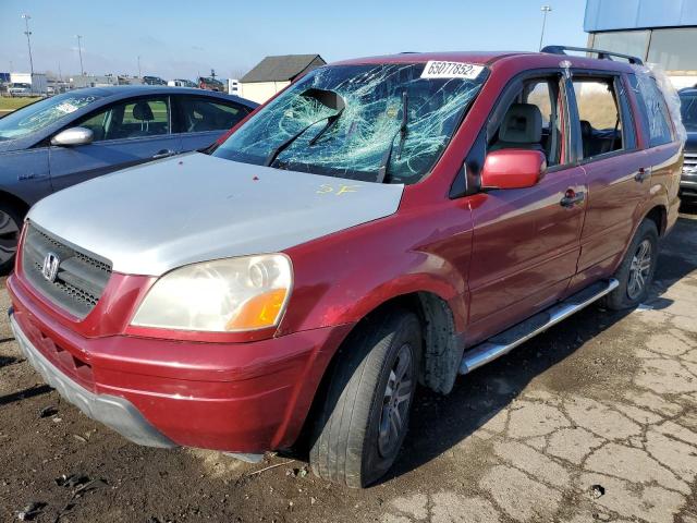 Photo 2 from auction – 2003 HONDA PILOT EXL with VIN 2HKYF18613H539072