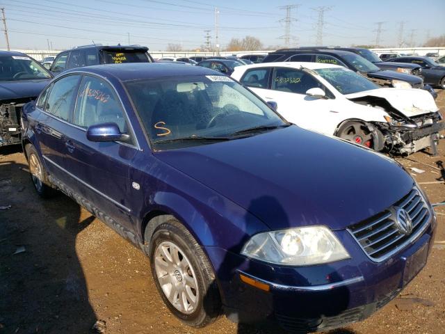 VOLKSWAGEN PASSAT GLS 2001 with VIN WVWPD63B81P089103 - Photo from auction