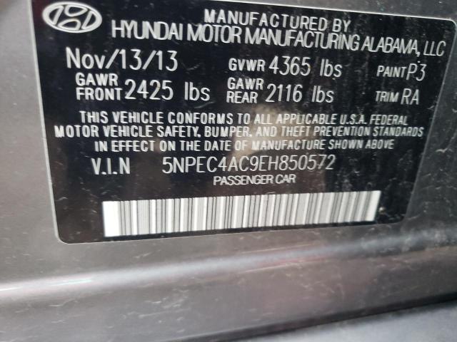 Photo 10 from auction – 2014 HYUNDAI SONATA SE with VIN 5NPEC4AC9EH850572