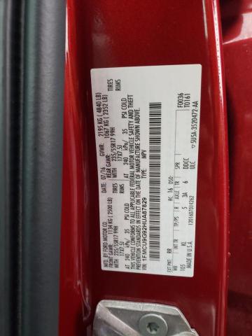 Photo 10 from auction – 2017 FORD ESCAPE SE with VIN 1FMCU9G92HUA87829
