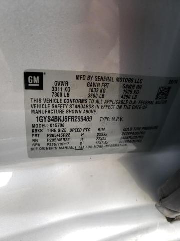 Photo 10 from auction – 2015 CADILLAC ESCALADE L with VIN 1GYS4BKJ8FR299489