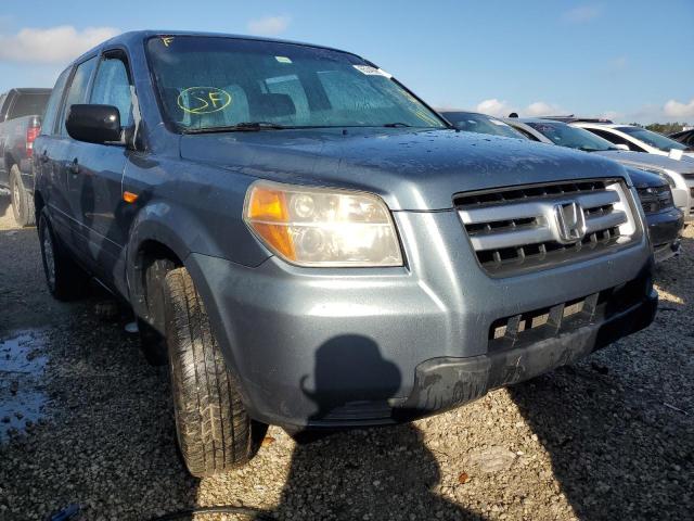 Photo 1 from auction – 2007 HONDA PILOT LX with VIN 2HKYF18117H525571