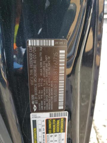 Photo 10 from auction – 2008 MINI COOPER with VIN WMWRF33518TF67715