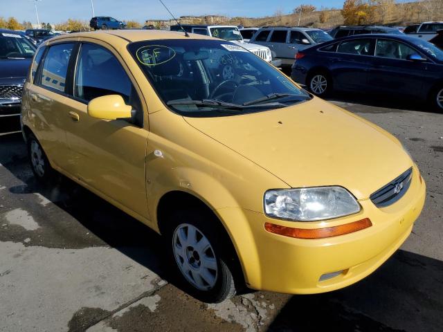 CHEVROLET AVEO BASE 2007 with VIN KL1TD66607B695571 - Photo from auction