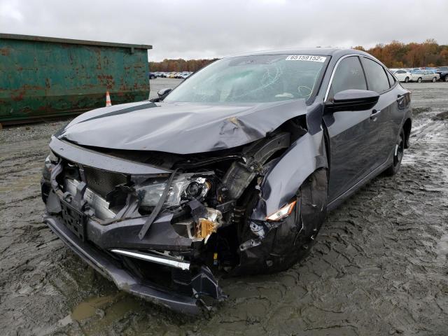 Photo 2 from auction – 2019 HONDA CIVIC LX with VIN 2HGFC2F6XKH589261