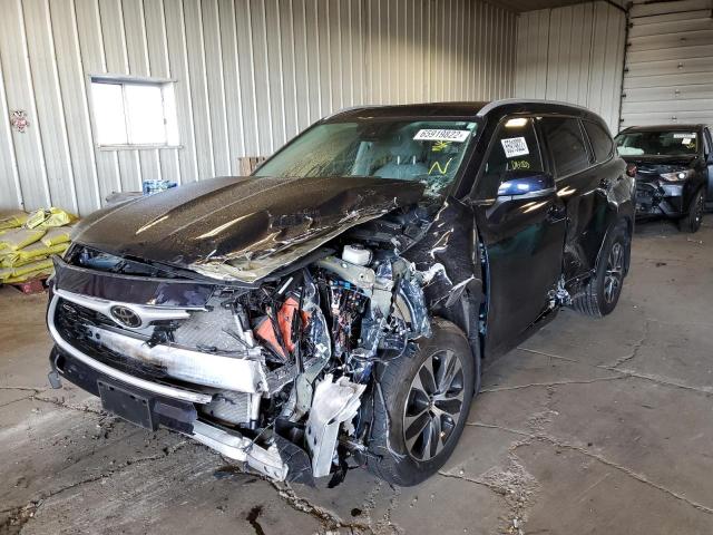 Photo 2 from auction – 2022 TOYOTA HIGHLANDER with VIN 5TDGZRBH8NS564916