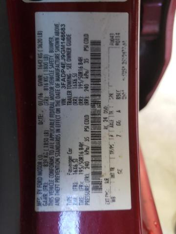 Photo 10 from auction – 2016 FORD FIESTA SE with VIN 3FADP4EJ9GM148683