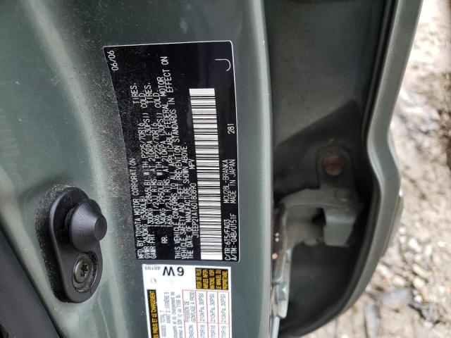 Photo 10 from auction – 2006 TOYOTA HIGHLANDER with VIN JTEEP21A160180890