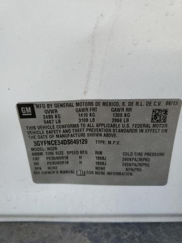 Photo 10 from auction – 2013 CADILLAC SRX LUXURY with VIN 3GYFNCE34DS649129