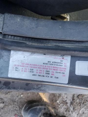 Photo 10 from auction – 2002 KIA SPECTRA BA with VIN KNAFB121925116638