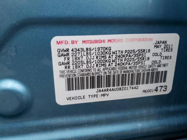 Photo 10 from auction – 2011 MITSUBISHI OUTLANDER with VIN JA4AR4AU0BZ017442
