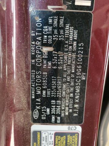 Photo 10 from auction – 2016 KIA SEDONA LX with VIN KNDMB5C19G6100215