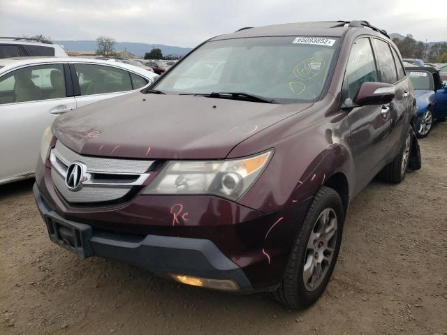 Photo 2 from auction – 2008 ACURA MDX TECHNO with VIN 2HNYD28678H550003