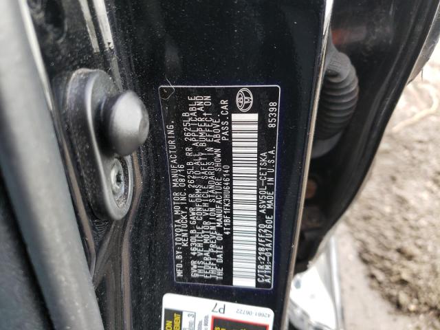 Photo 10 from auction – 2017 TOYOTA CAMRY LE with VIN 4T1BF1FK3HU646140