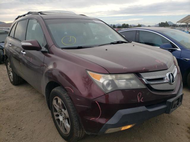 ACURA MDX TECHNO 2008 with VIN 2HNYD28678H550003 - Photo from auction