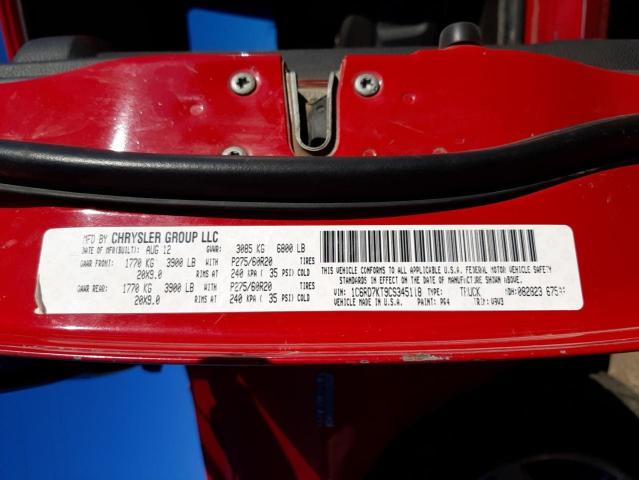Photo 10 from auction – 2012 DODGE RAM 1500 S with VIN 1C6RD7KT9CS345118