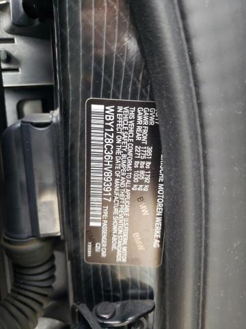 Photo 10 from auction – 2017 BMW I3 REX with VIN WBY1Z8C36HV893917