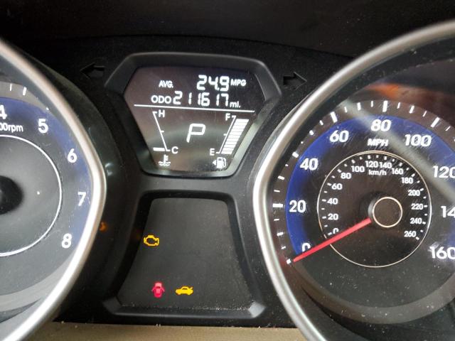 Photo 8 from auction – 2012 HYUNDAI ELANTRA GL with VIN 5NPDH4AE7CH141781