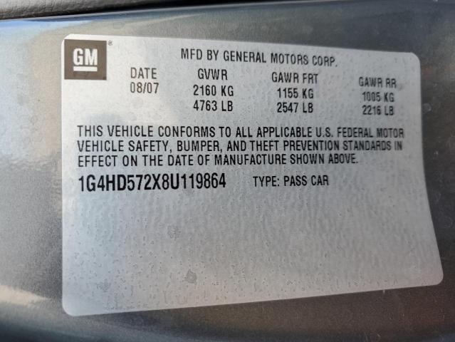 Photo 10 from auction – 2008 BUICK LUCERNE CX with VIN 1G4HD572X8U119864