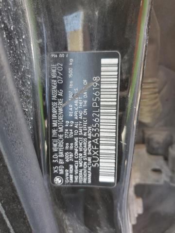 Photo 10 from auction – 2002 BMW X5 3.0I with VIN 5UXFA53562LP56198