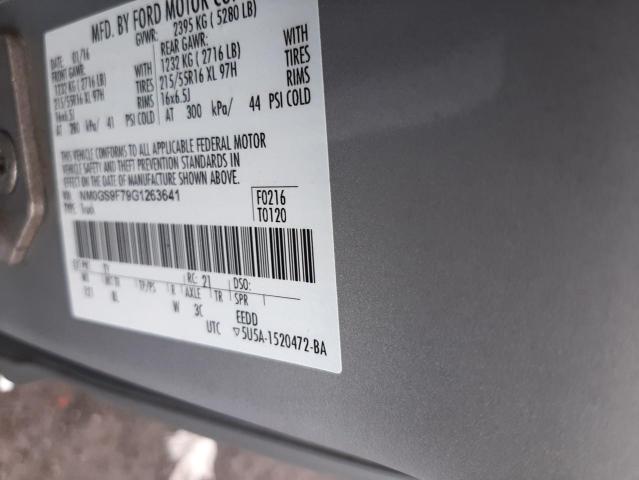 Photo 10 from auction – 2016 FORD TRANSIT CO with VIN NM0GS9F79G1263641