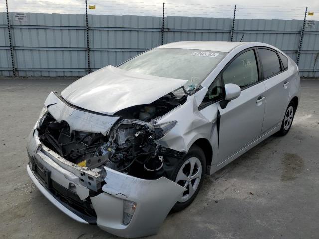 Photo 2 from auction – 2013 TOYOTA PRIUS with VIN JTDKN3DU9D5636921