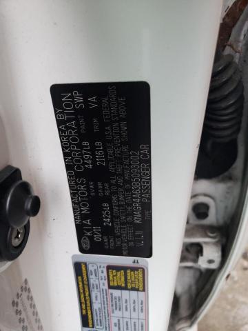 Photo 10 from auction – 2011 KIA OPTIMA SX with VIN KNAGR4A63B5093002