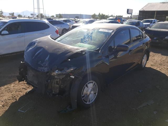 Photo 2 from auction – 2014 HONDA CIVIC HF with VIN 2HGFB2F6XEH520951