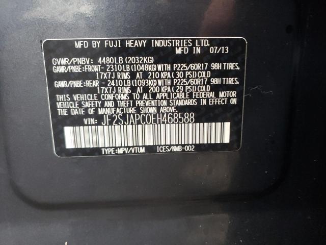 Photo 10 from auction – 2014 SUBARU FORESTER 2 with VIN JF2SJAPC0EH468588
