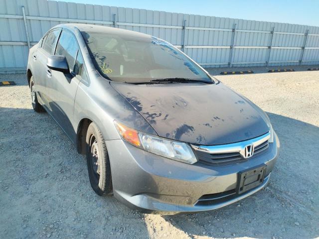 HONDA CIVIC LX 2012 with VIN 2HGFB2F57CH599676 - Photo from auction