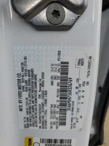 Photo 10 from auction – 2016 FORD FUSION SE with VIN 3FA6P0H75GR326769