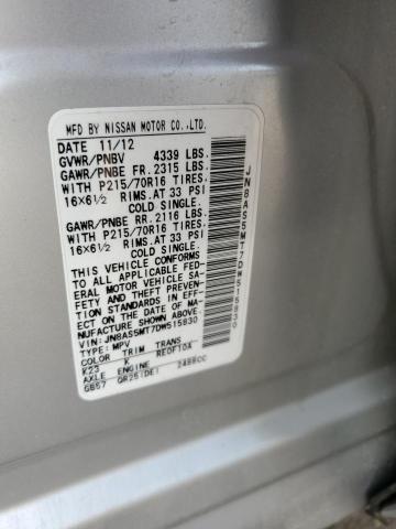 Photo 10 from auction – 2013 NISSAN ROGUE S with VIN JN8AS5MT7DW515830