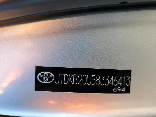 Photo 10 from auction – 2008 TOYOTA PRIUS with VIN JTDKB20U583346413