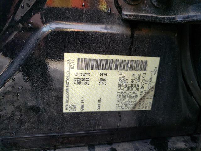 Photo 10 from auction – 2011 NISSAN MAXIMA S with VIN 1N4AA5AP4BC862591