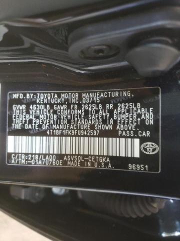 Photo 10 from auction – 2015 TOYOTA CAMRY LE with VIN 4T1BF1FK9FU942597