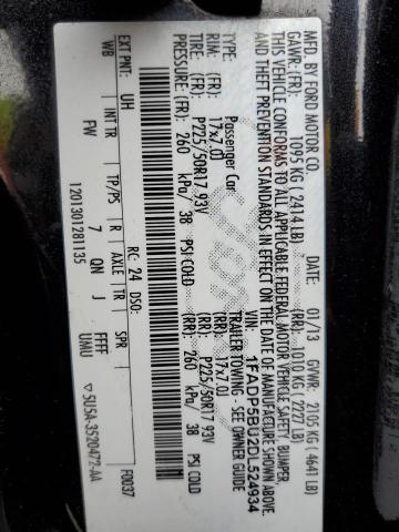 Photo 10 from auction – 2013 FORD C-MAX SEL with VIN 1FADP5BU2DL524934