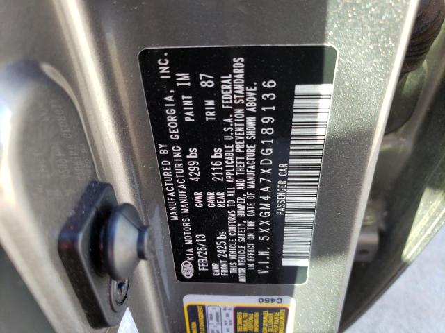 Photo 10 from auction – 2013 KIA OPTIMA LX with VIN 5XXGM4A7XDG189136