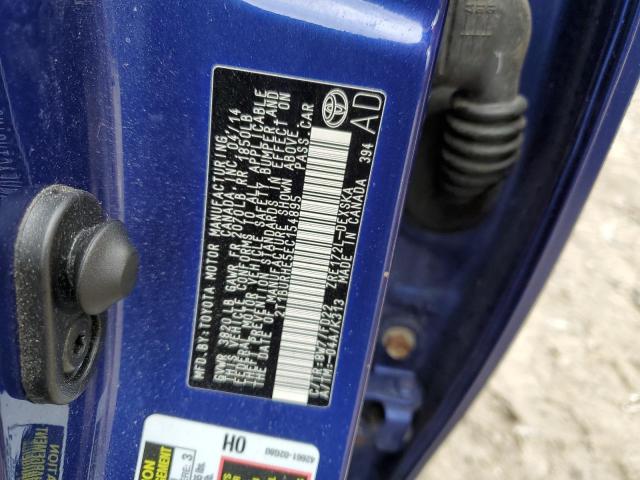 Photo 10 from auction – 2014 TOYOTA COROLLA L with VIN 2T1BURHE5EC154895