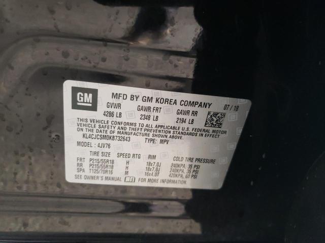 Photo 10 from auction – 2019 BUICK ENCORE ESS with VIN KL4CJCSM0KB732643