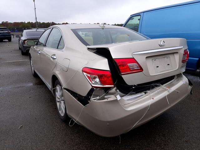 Photo 3 from auction – 2012 LEXUS ES 350 with VIN JTHBK1EG5C2478713