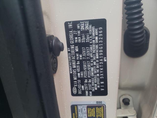 Photo 10 from auction – 2011 KIA SORENTO BA with VIN 5XYKT3A19BG132969
