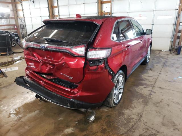 صورة رقم 4 من المزاد - 2017 FORD EDGE TITAN مع VIN 2FMPK4K80HBB56855