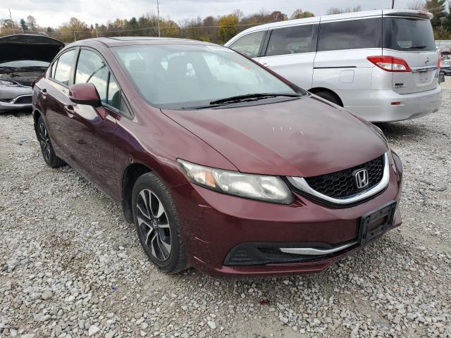 HONDA CIVIC EX 2013 مع رقم تعريف المركبة 19XFB2F87DE003276 - صورة من المزاد