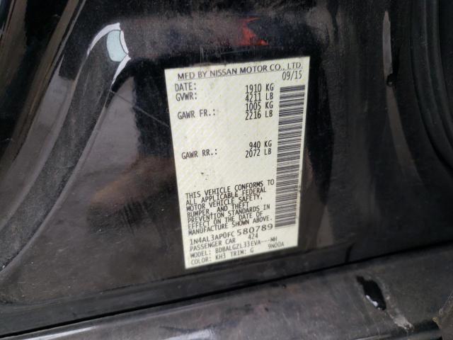 Photo 10 from auction – 2015 NISSAN ALTIMA 2.5 with VIN 1N4AL3AP0FC580789