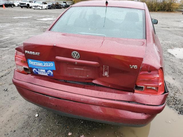 Photo 9 from auction – 2000 VOLKSWAGEN PASSAT GLX with VIN WVWPD23B6YP303234