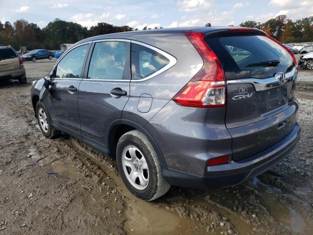 Photo 3 from auction – 2016 HONDA CR-V LX with VIN 2HKRM3H33GH505877