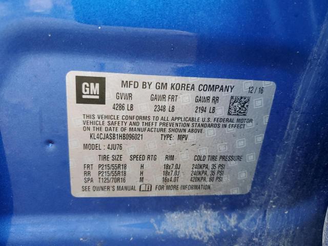 Photo 10 from auction – 2017 BUICK ENCORE PRE with VIN KL4CJASB1HB096021
