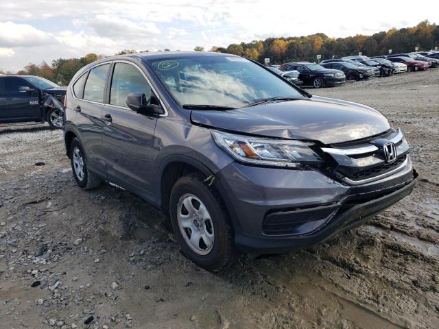 HONDA CR-V LX 2016 with VIN 2HKRM3H33GH505877 - Photo from auction