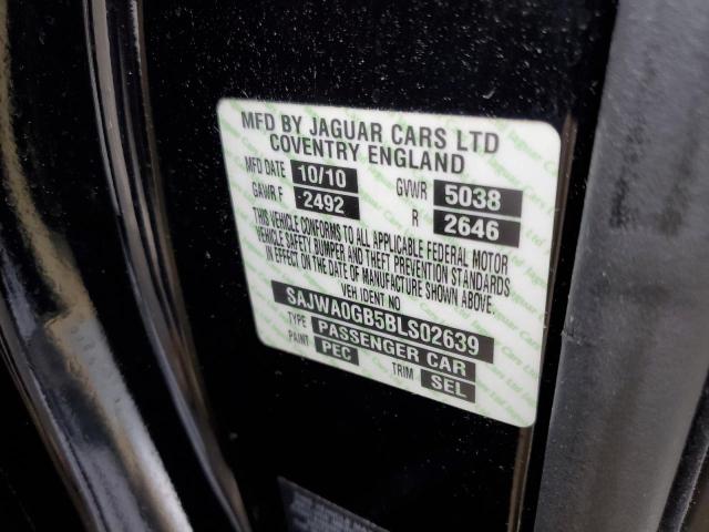 Photo 10 from auction – 2011 JAGUAR XF PREMIUM with VIN SAJWA0GB5BLS02639