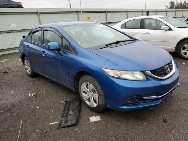 HONDA CIVIC LX 2013 with VIN 19XFB2F5XDE243735 - Photo from auction